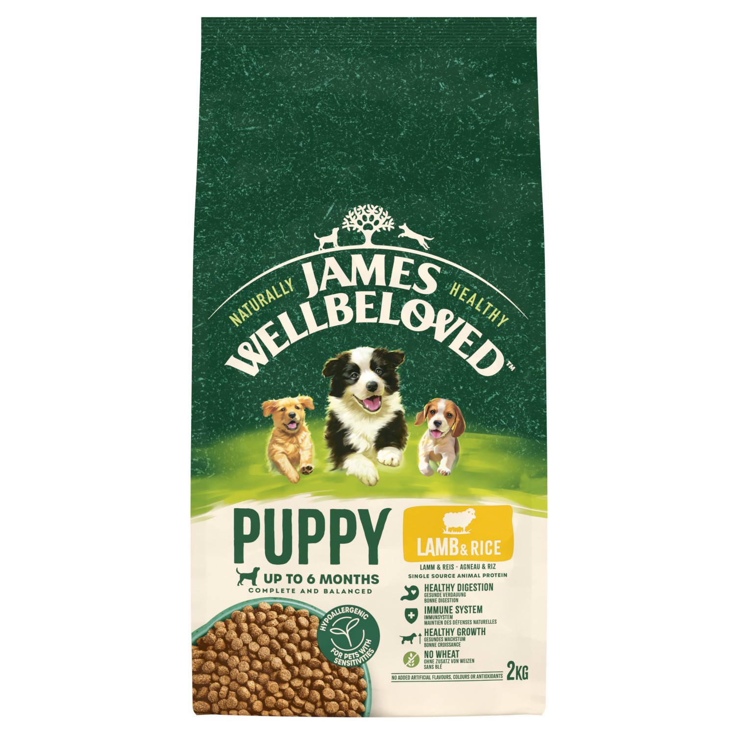 James wellbeloved lamb outlet and rice puppy